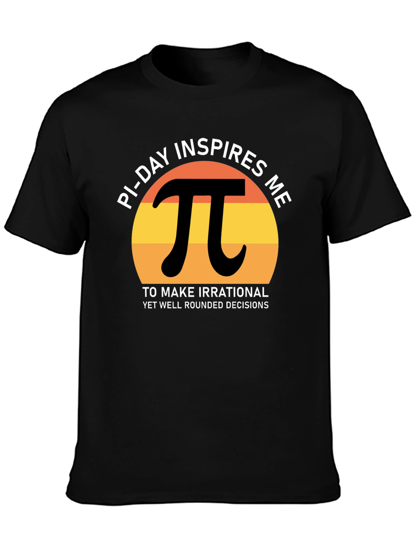 Pi Day Inspires Funny Math T-Shirt