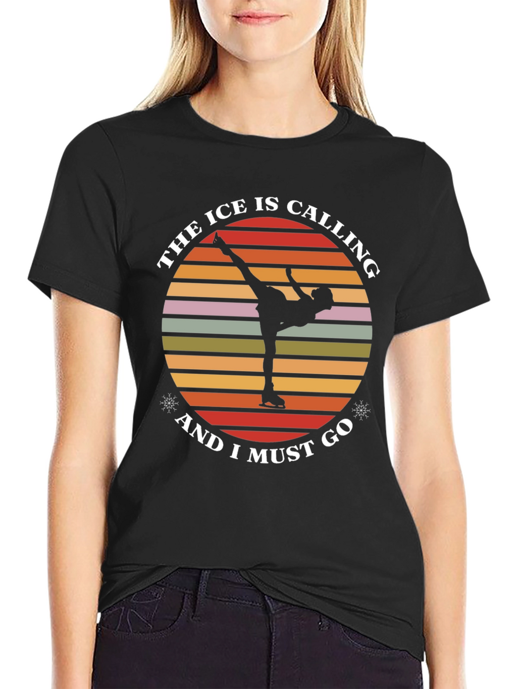 Ice Skating T-Shirt - The Ice is Calling