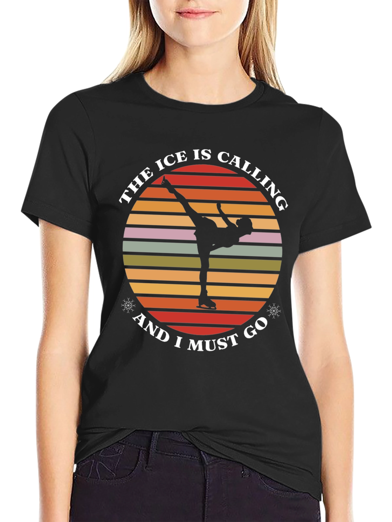 Ice Skating T-Shirt - The Ice is Calling