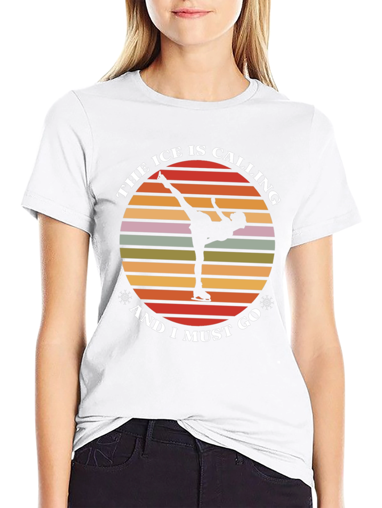 Ice Skating T-Shirt - The Ice is Calling