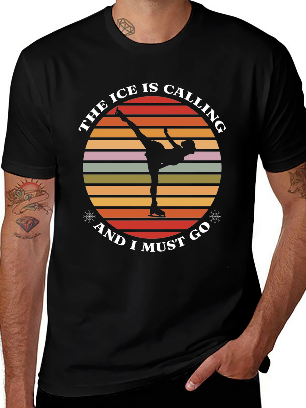 Ice Skating T-Shirt - The Ice is Calling