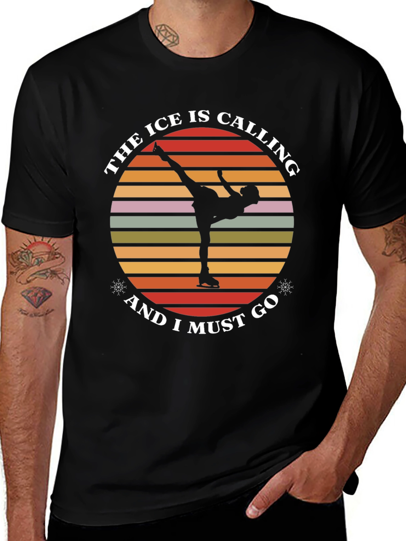 Ice Skating T-Shirt - The Ice is Calling