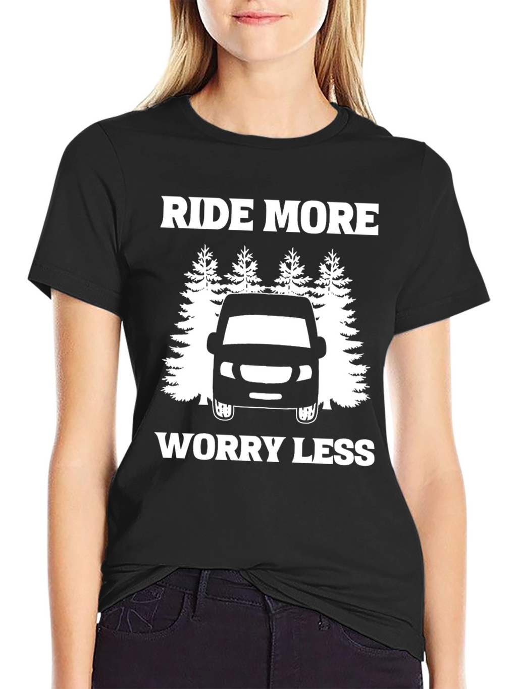 Ride More Worry Less Graphic Tee