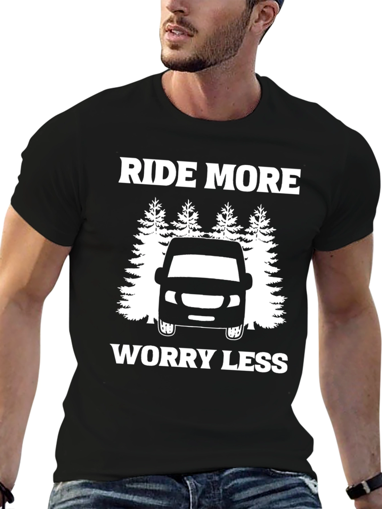 Ride More Worry Less Graphic Tee
