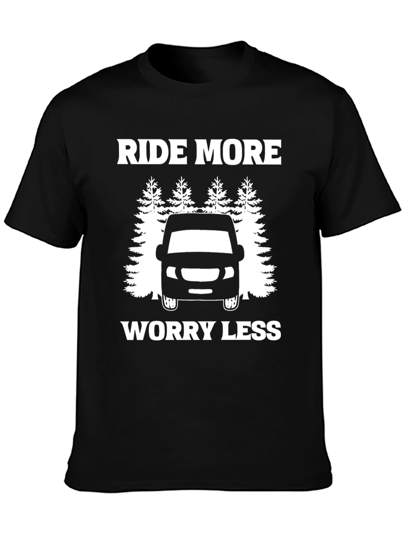 Ride More Worry Less Graphic Tee