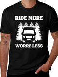 Ride More Worry Less Graphic Tee