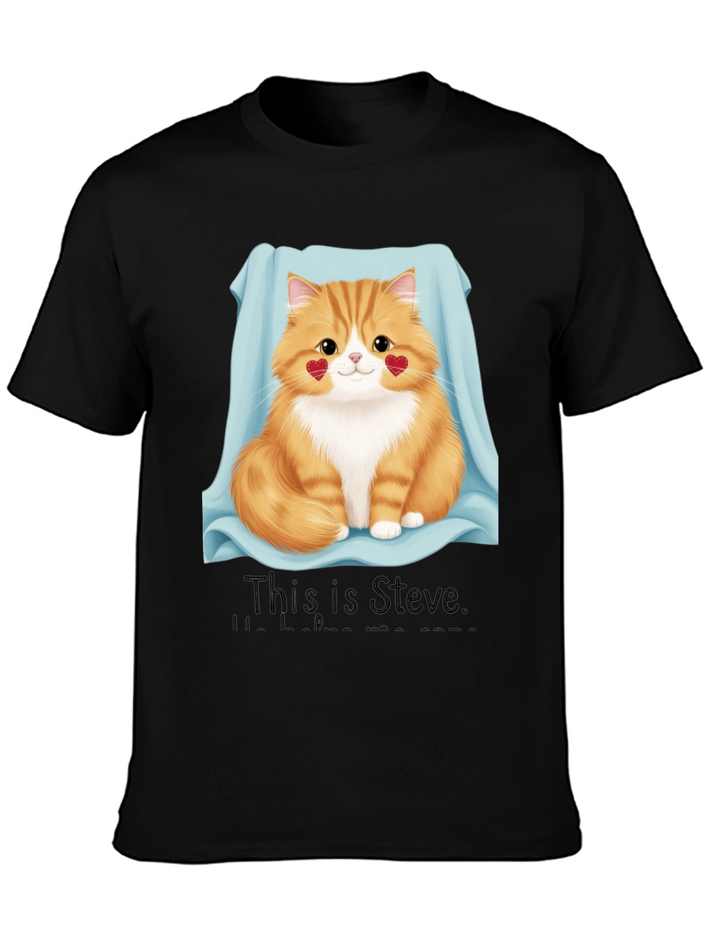 Cute Cat T-Shirt - This is Steve