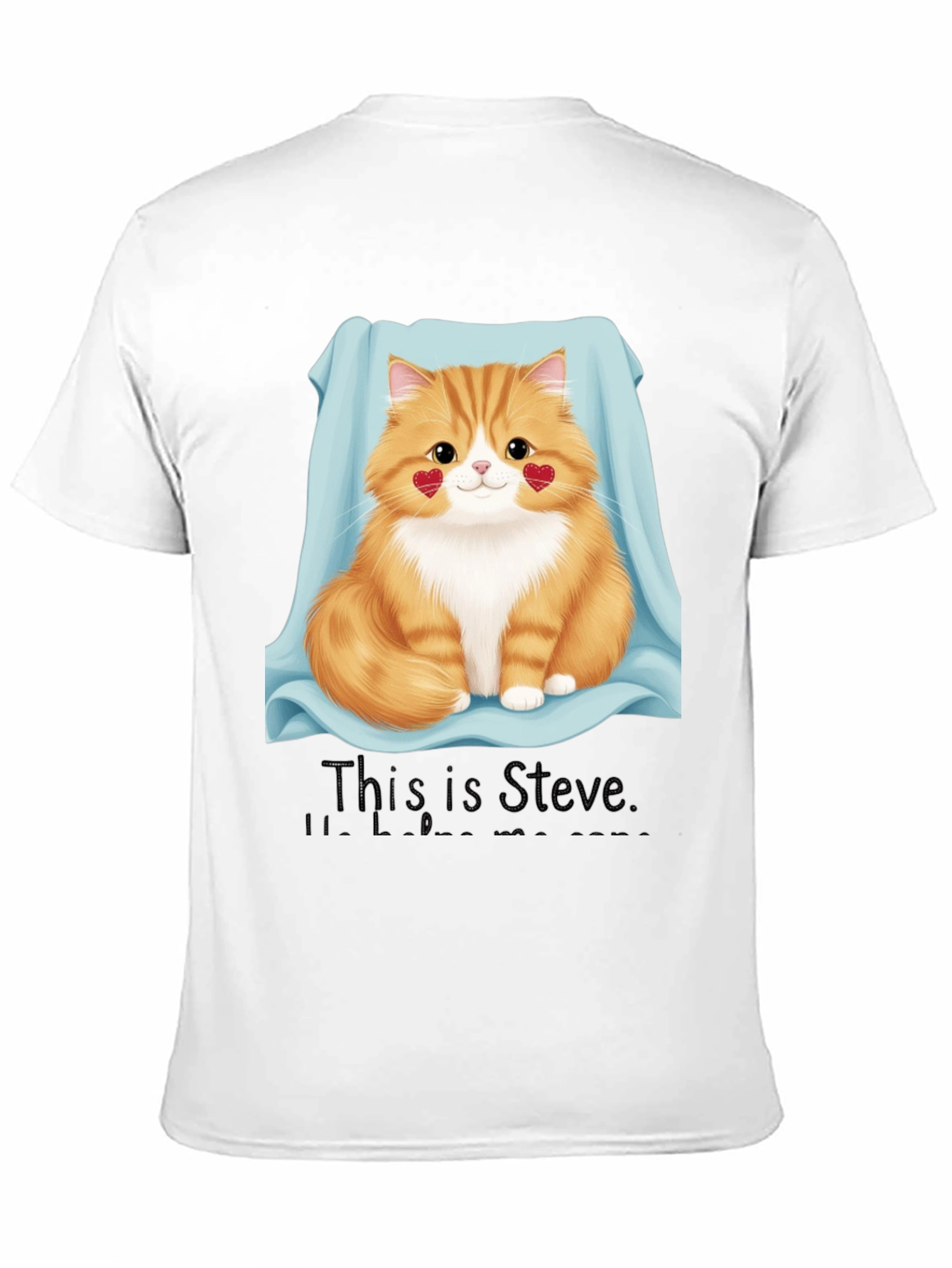 Cute Cat T-Shirt - This is Steve