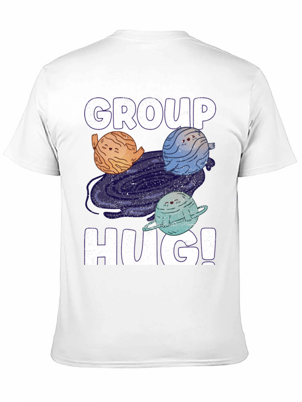 Group Hug Planet T-Shirt - Embrace the Cosmos!