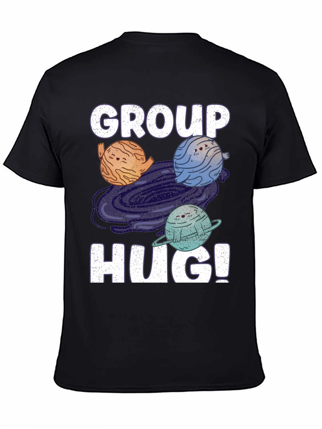 Group Hug Planet T-Shirt - Embrace the Cosmos!