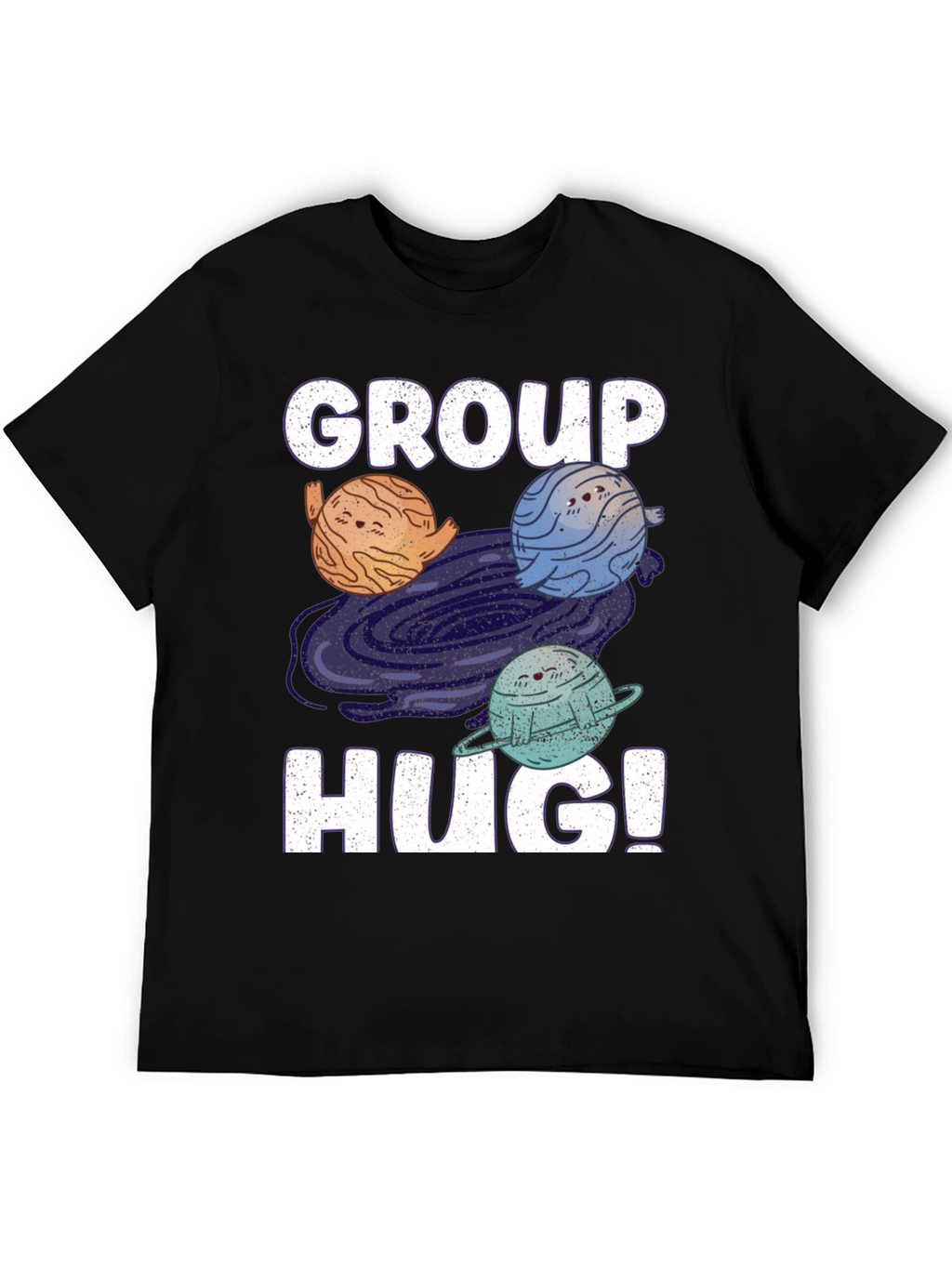 Group Hug Planet T-Shirt - Embrace the Cosmos!