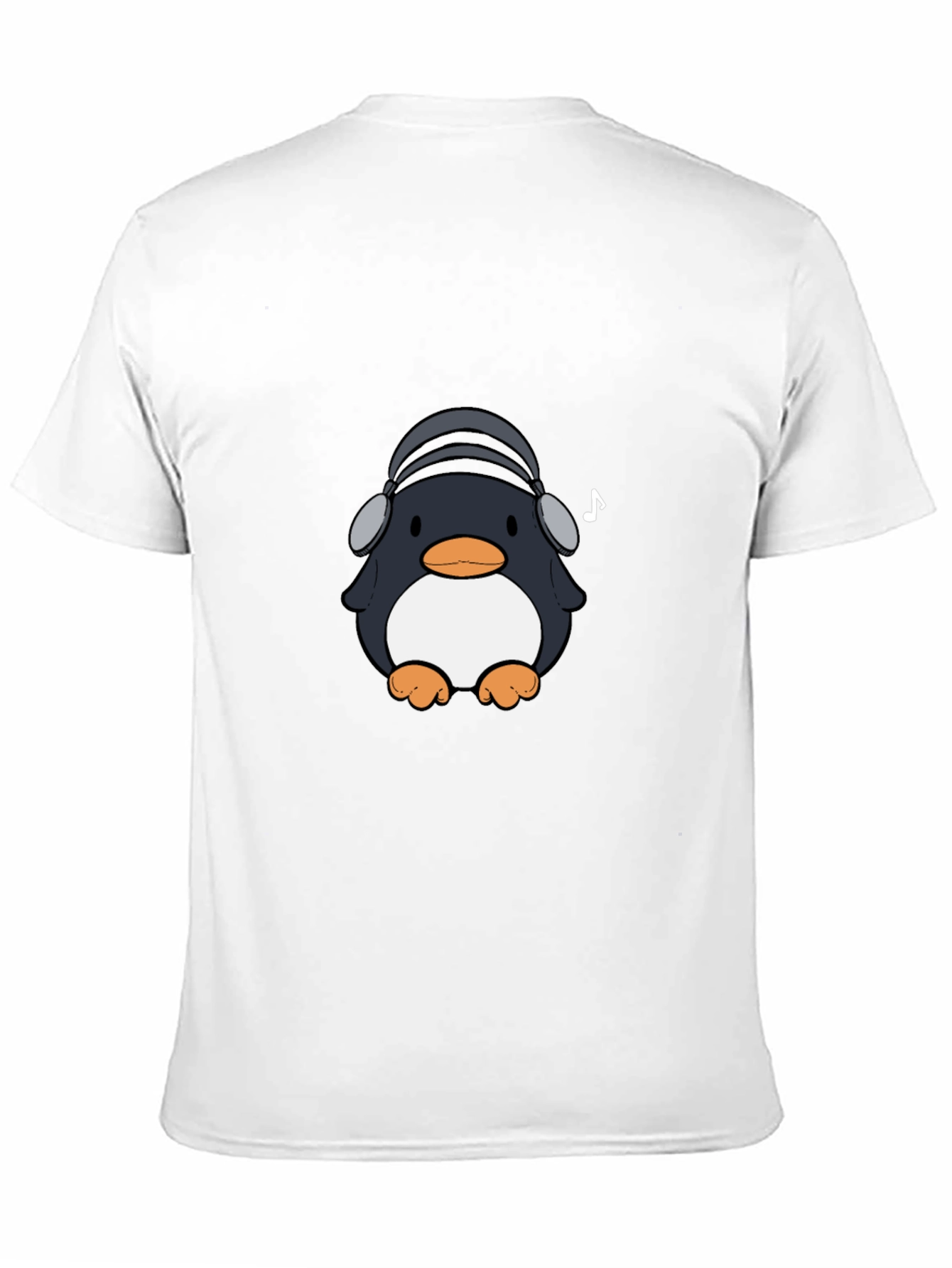 Penguin Headphones Graphic Tee - Cool & Stylish