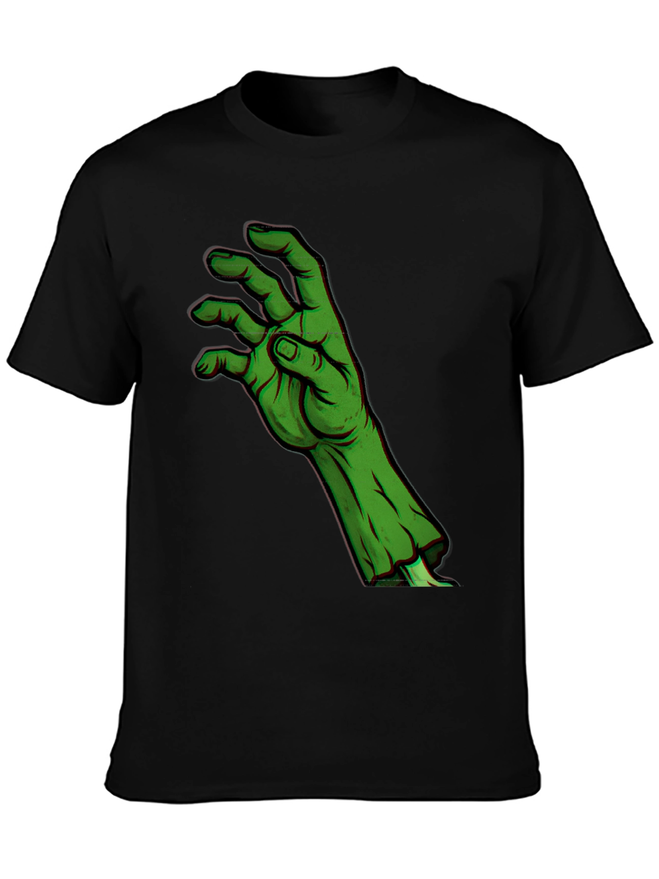 Zombie Hand Graphic T-Shirt - Horror Halloween Style