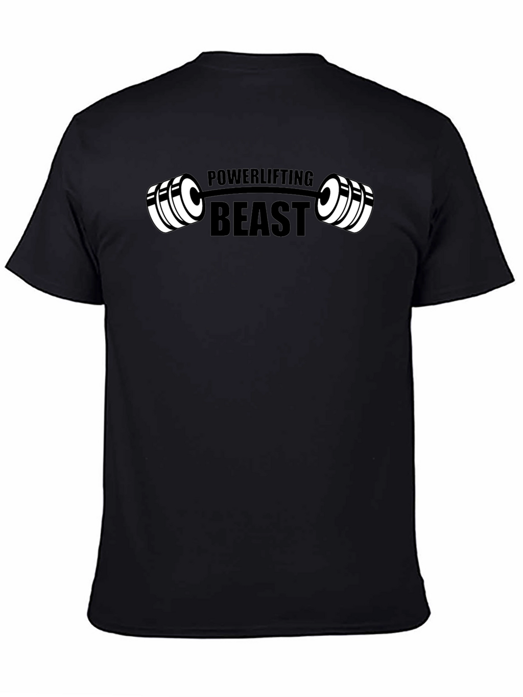 Powerlifting Beast Graphic Tee - Black