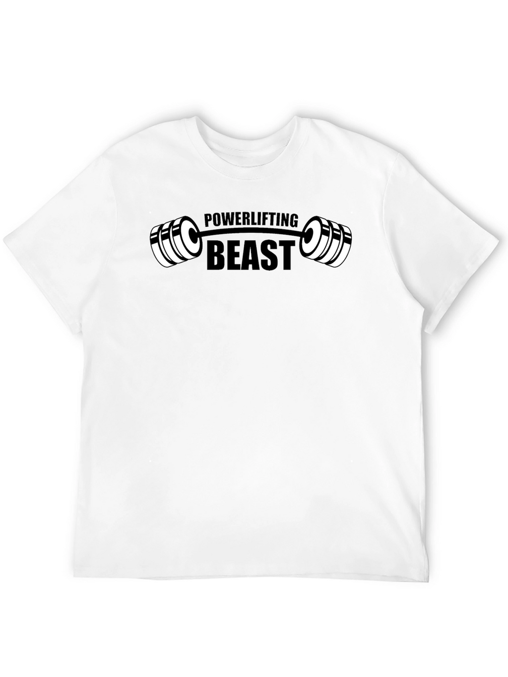 Powerlifting Beast Graphic Tee - Black