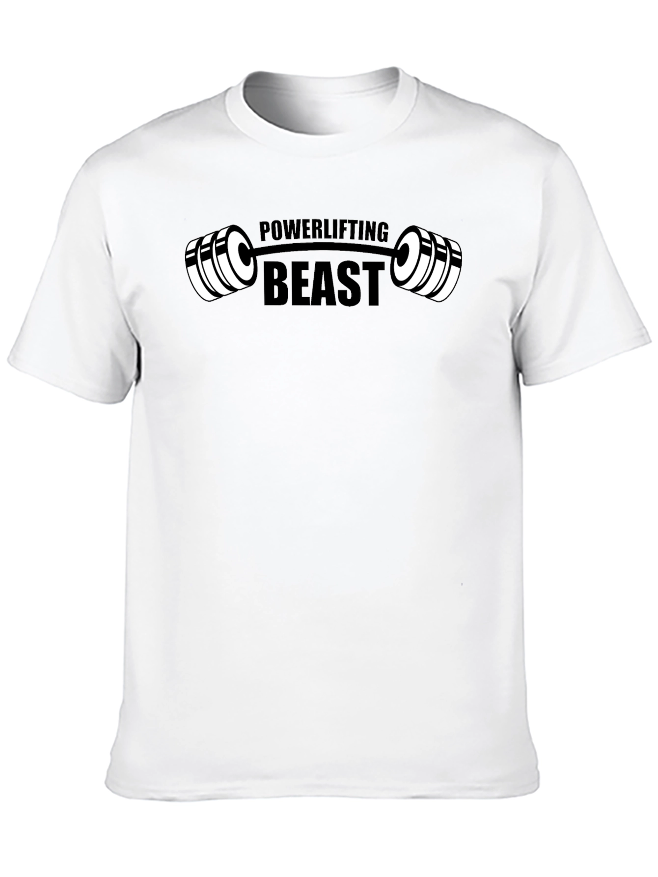 Powerlifting Beast Graphic Tee - Black