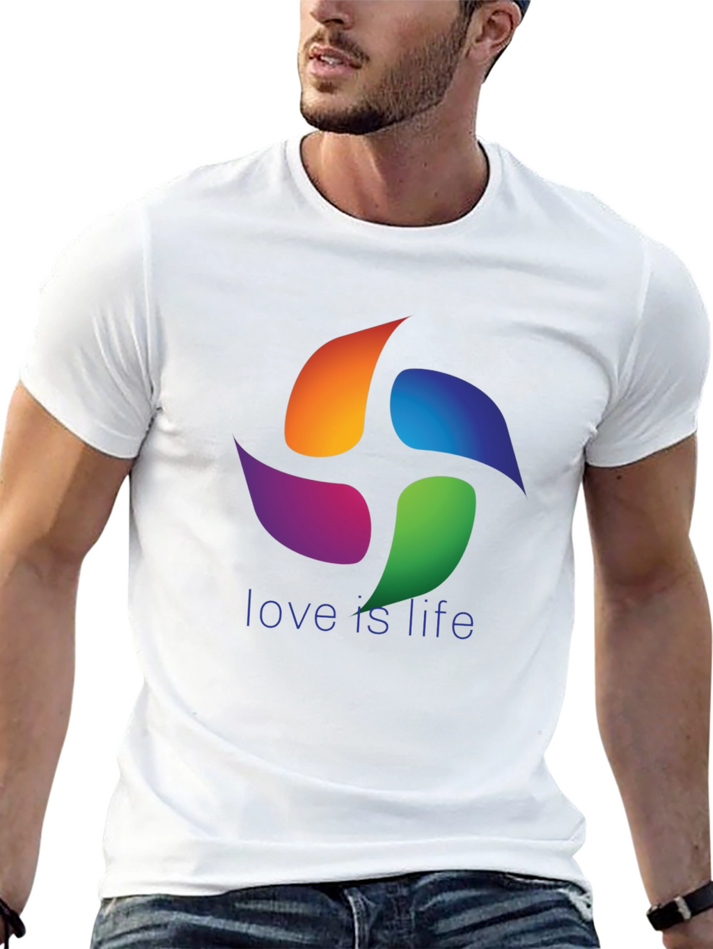 Love is Life Graphic Tee