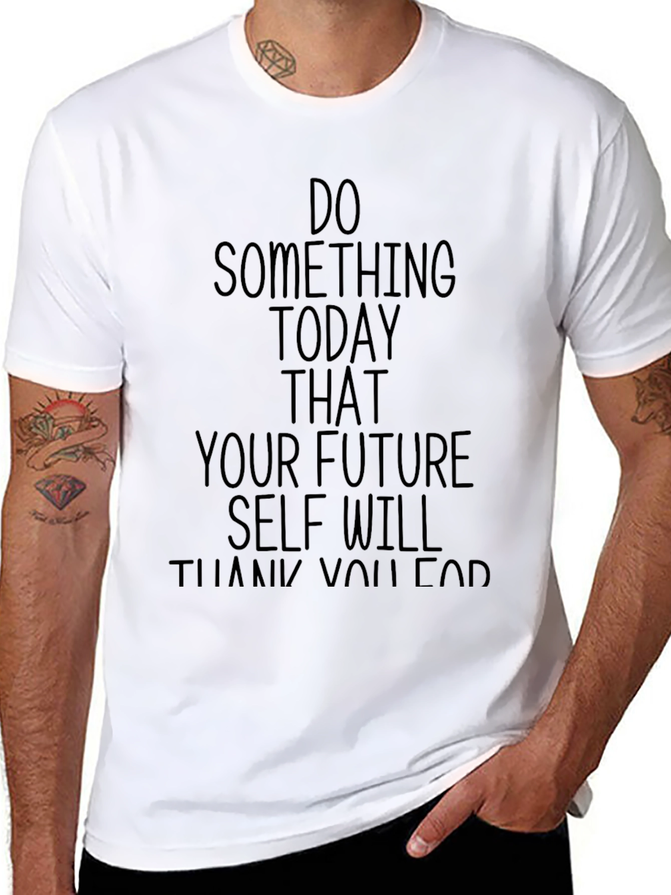 Motivational T-Shirt: Do Something Today!