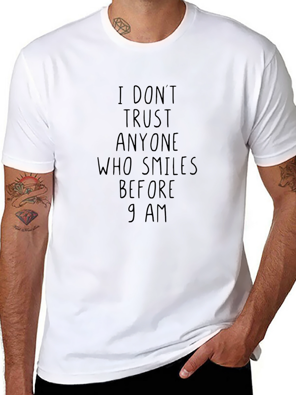 Funny I Dont Trust Graphic Tee