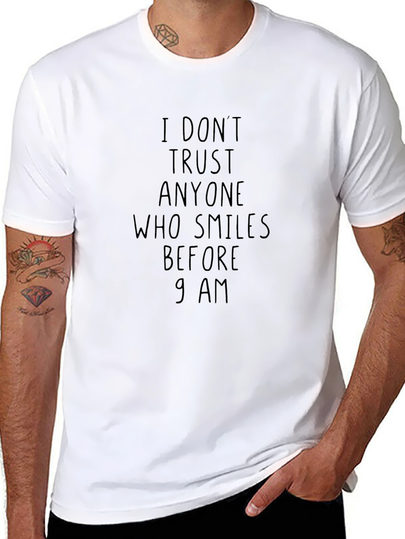 Funny I Dont Trust Graphic Tee