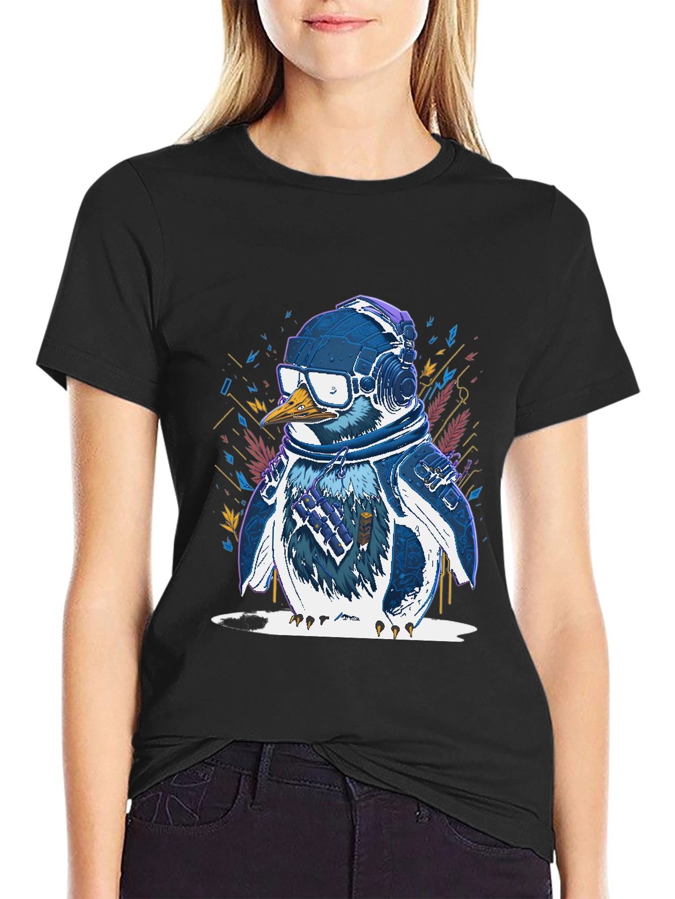 Penguin DJ Graphic Tee - Cool & Trendy