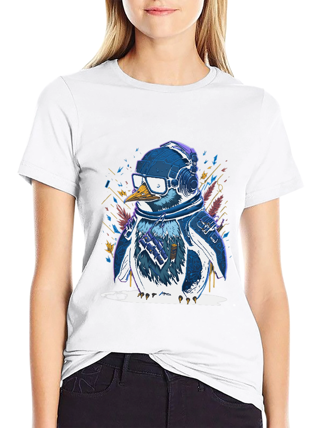 Penguin DJ Graphic Tee - Cool & Trendy