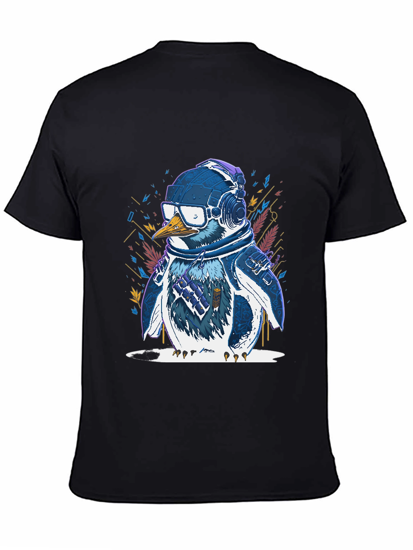 Penguin DJ Graphic Tee - Cool & Trendy