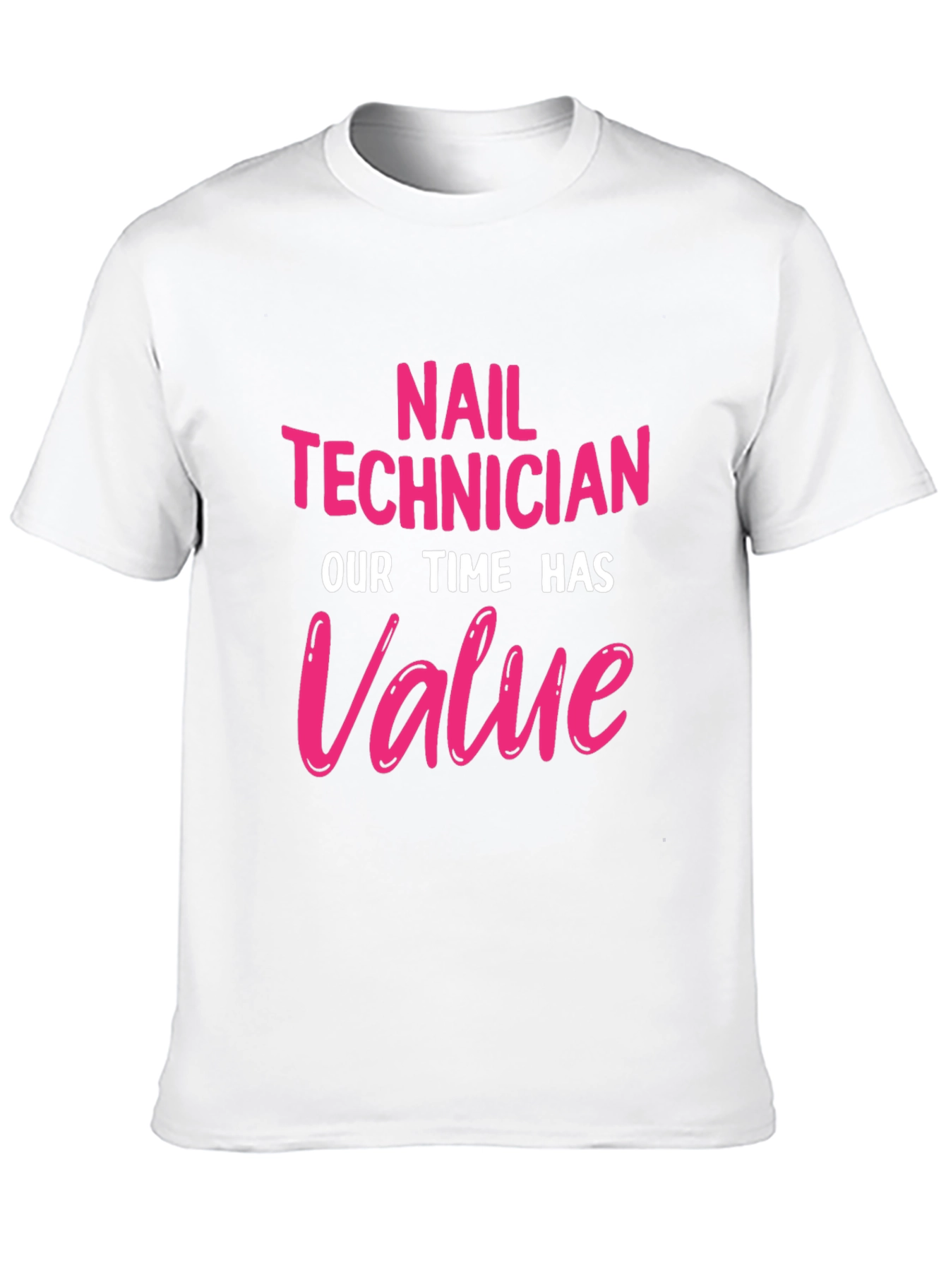 Nail Technician Value T-Shirt - Black