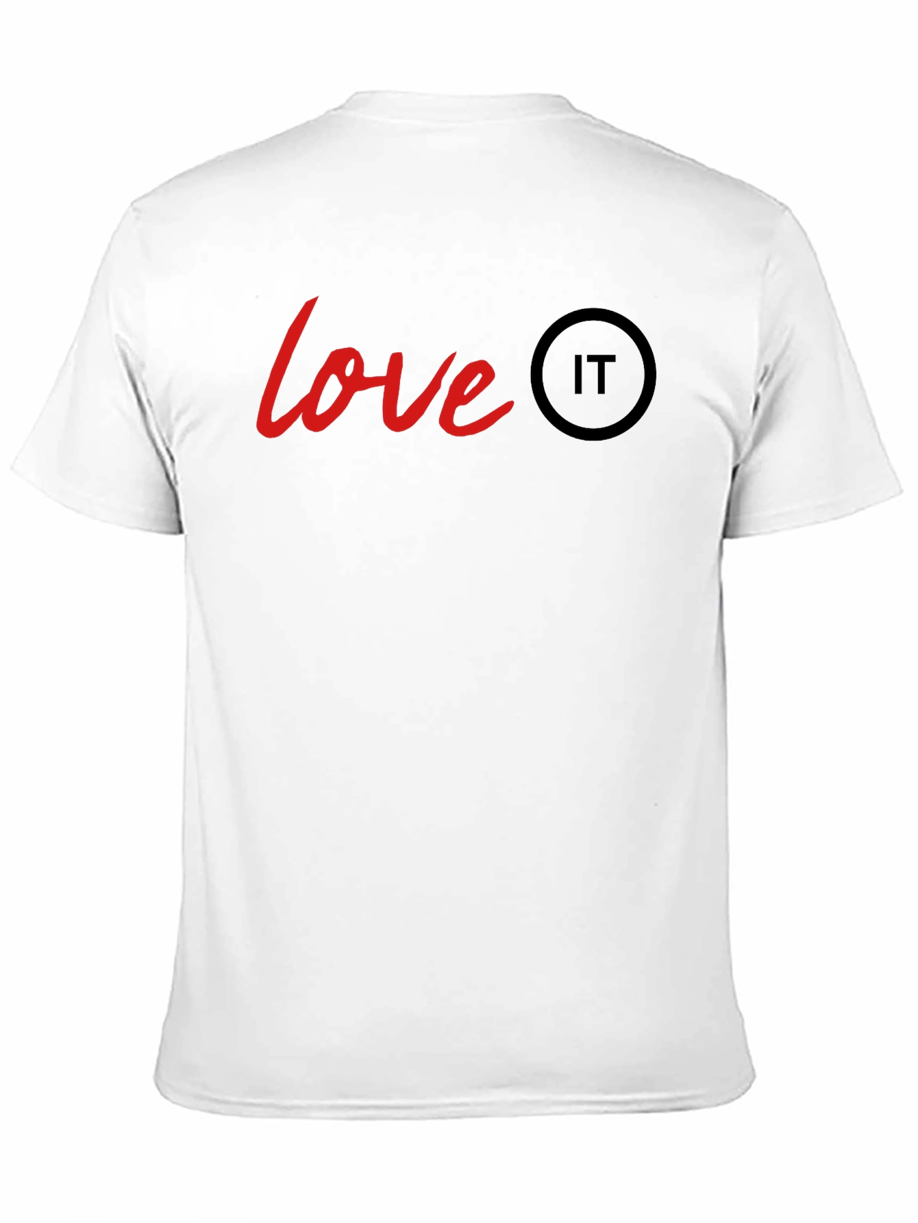 Love IT T-Shirt - Black Crew Neck Tee