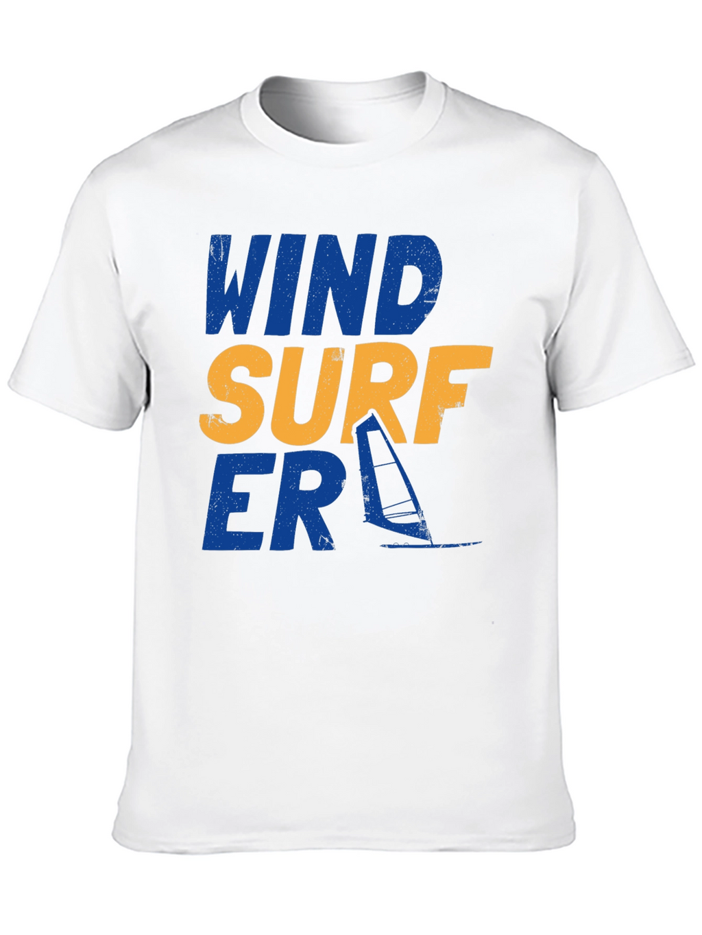 Wind Surfer Graphic Tee - Black