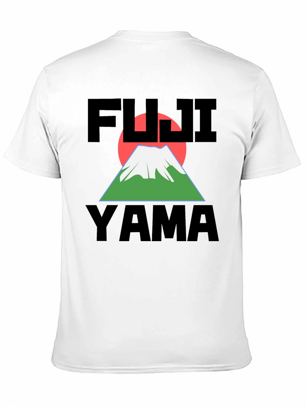 Fuji Yama Graphic Black T-Shirt