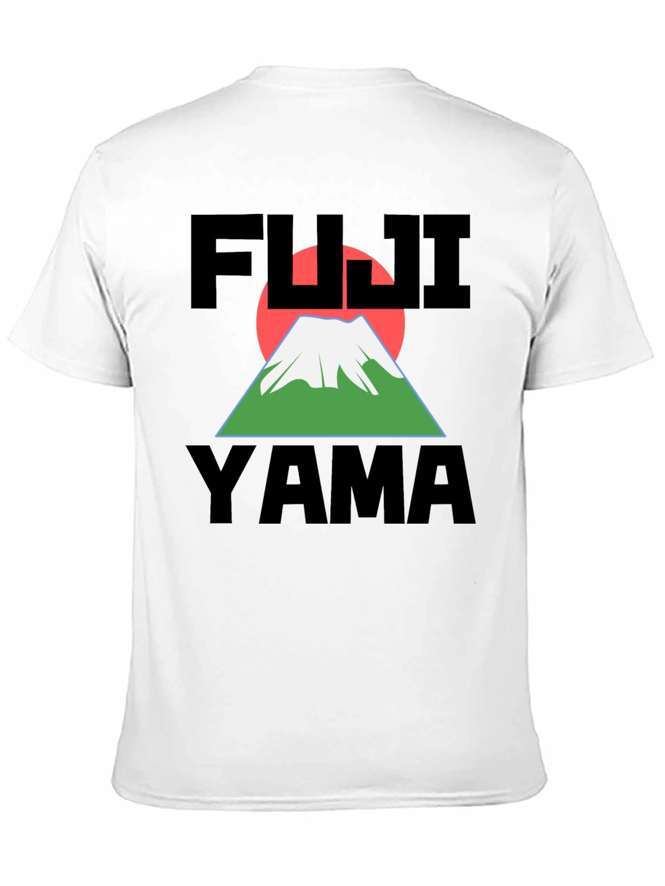 Fuji Yama Graphic Black T-Shirt