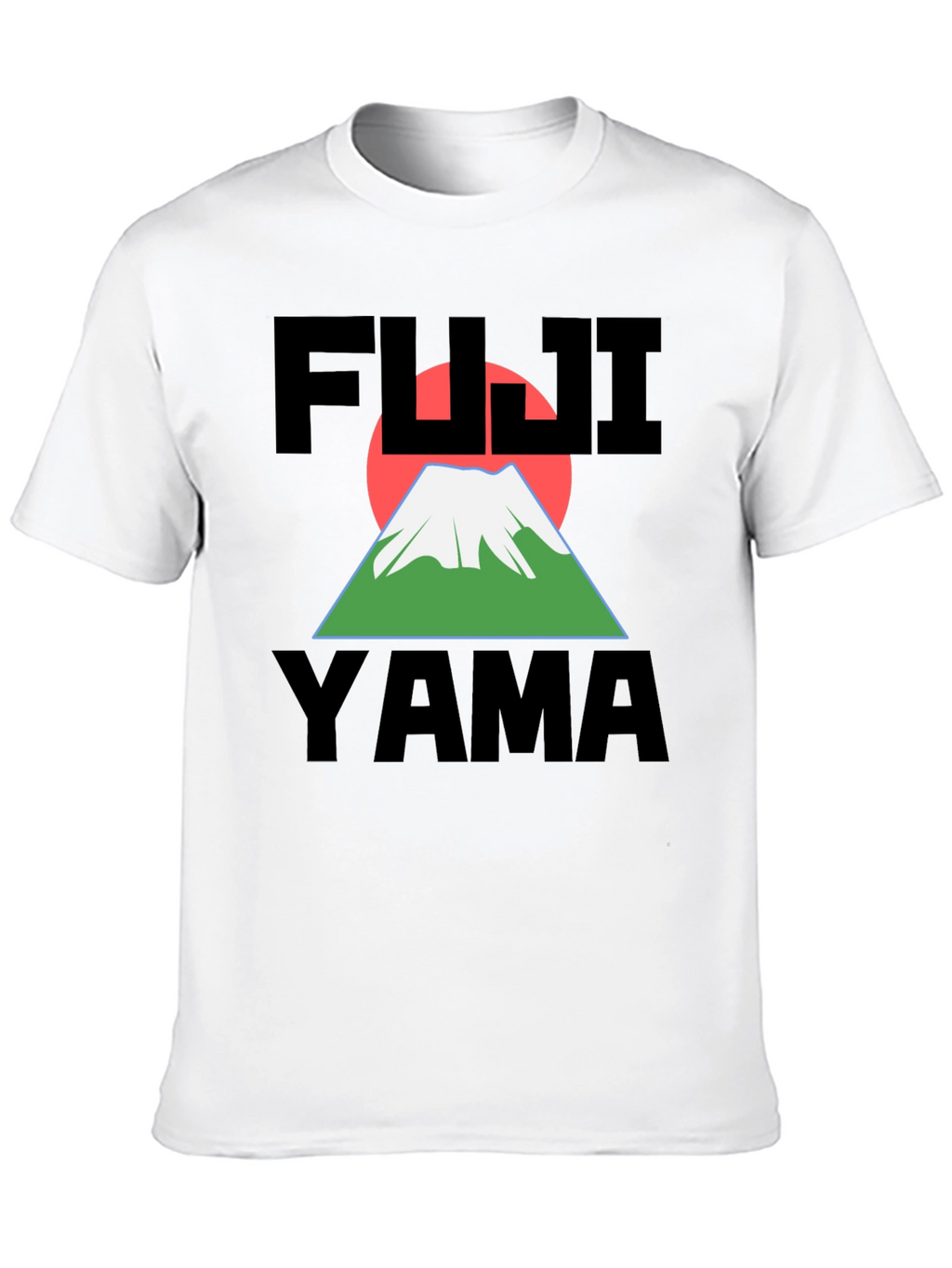 Fuji Yama Graphic Black T-Shirt