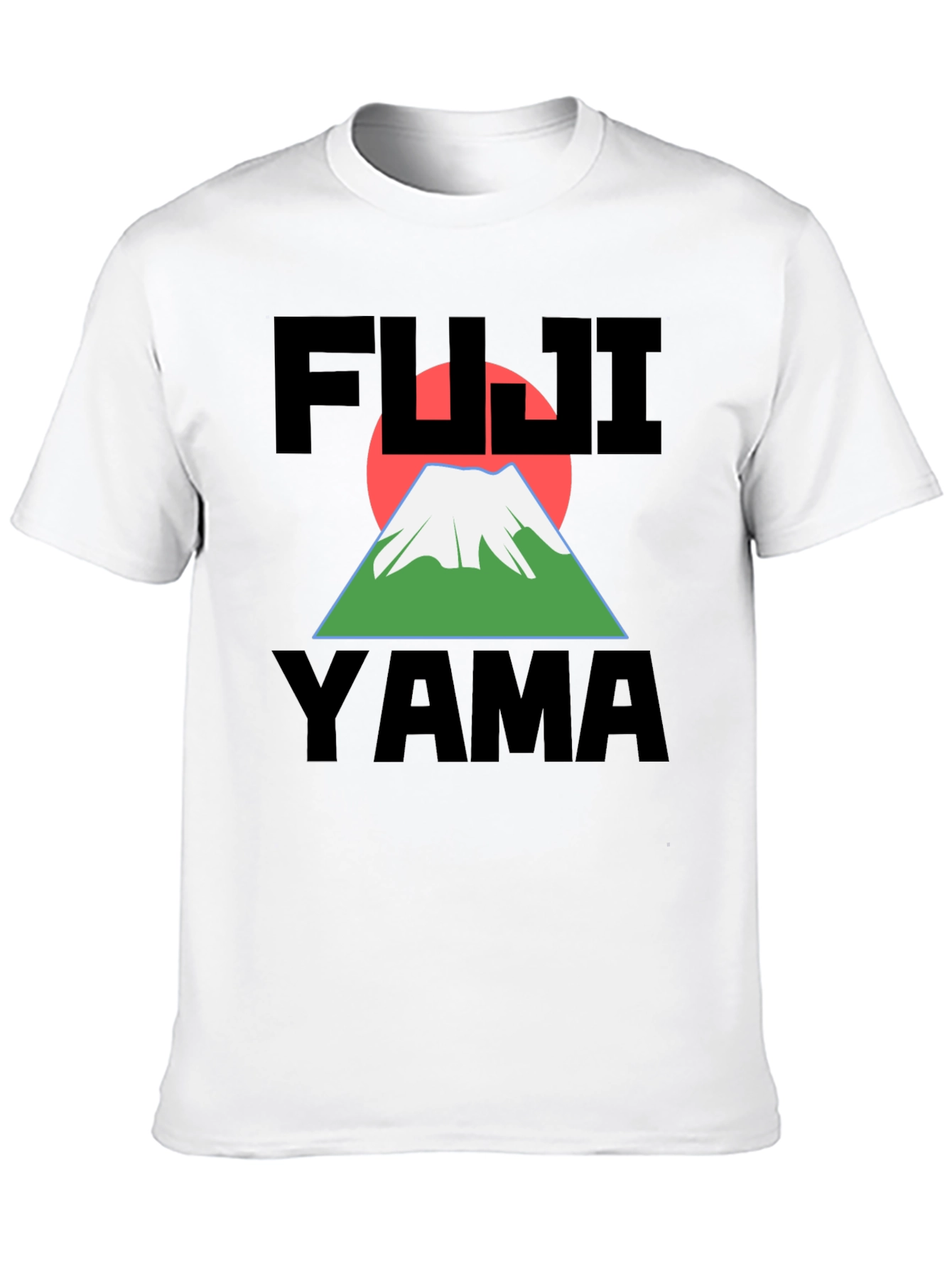Fuji Yama Graphic Black T-Shirt