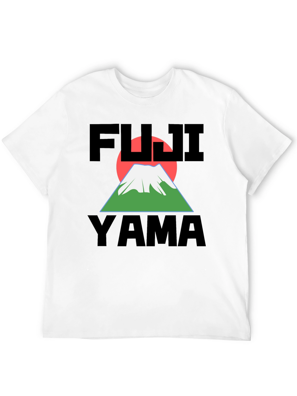 Fuji Yama Graphic Black T-Shirt