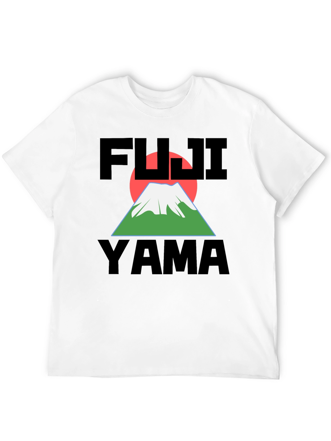 Fuji Yama Graphic Black T-Shirt