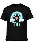 Cute Rainbow Heart T-Shirt - Till Design
