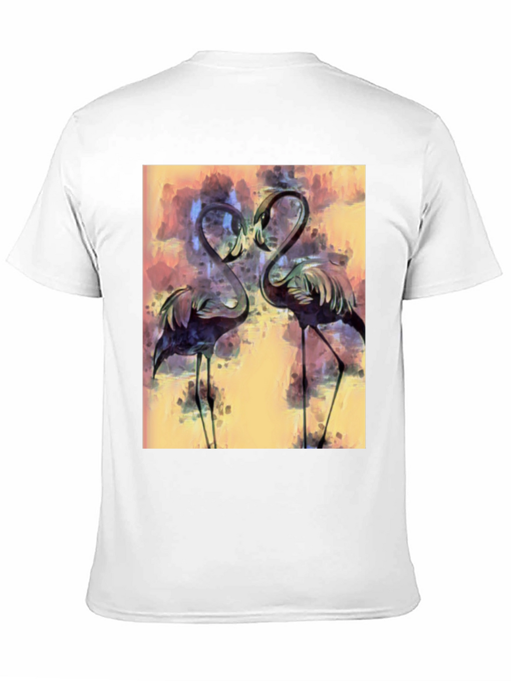 Flamingo Art Graphic T-Shirt - Stylish Bird Lover Tee