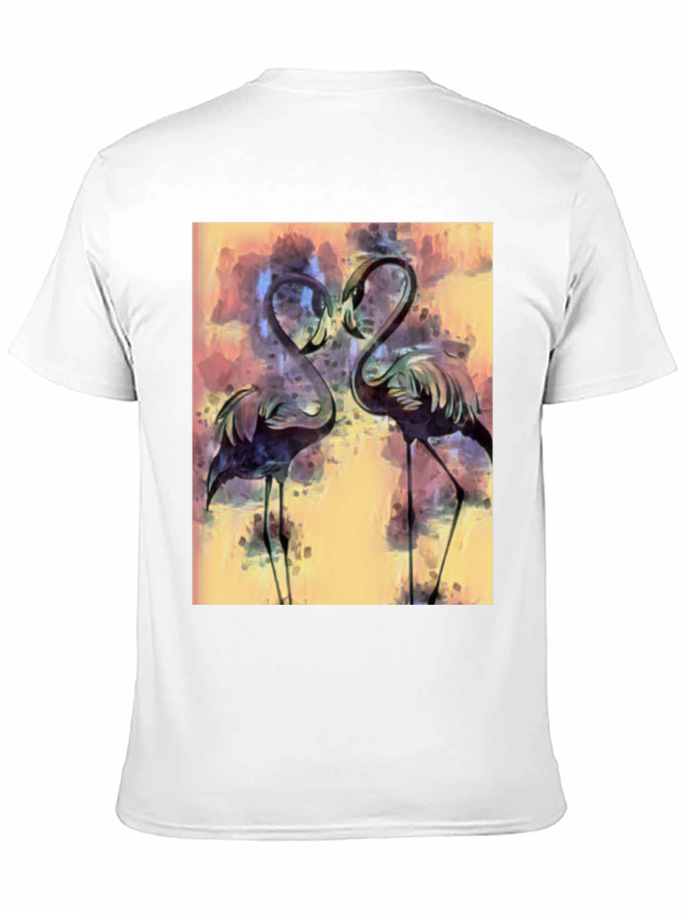 Flamingo Art Graphic T-Shirt - Stylish Bird Lover Tee