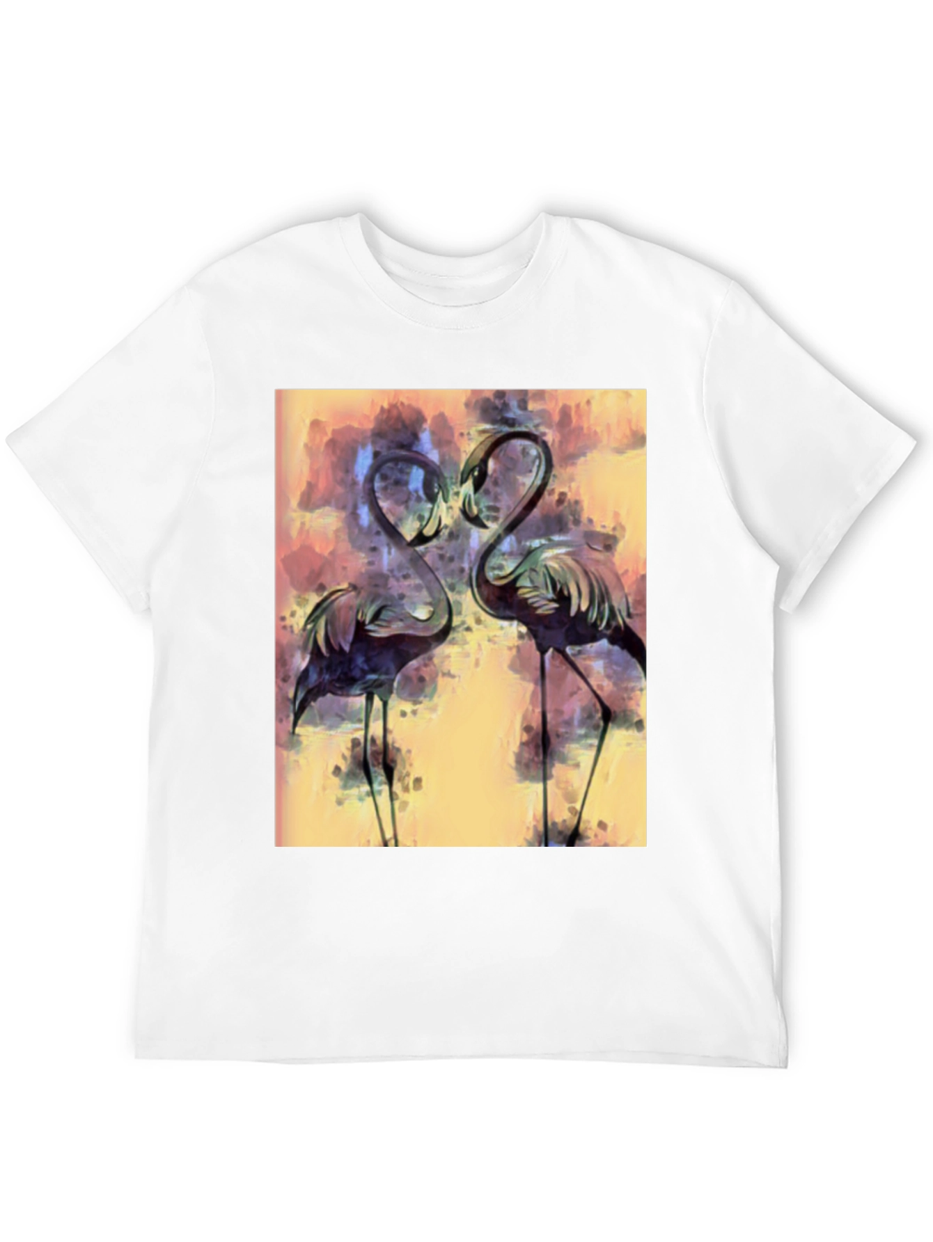 Flamingo Art Graphic T-Shirt - Stylish Bird Lover Tee
