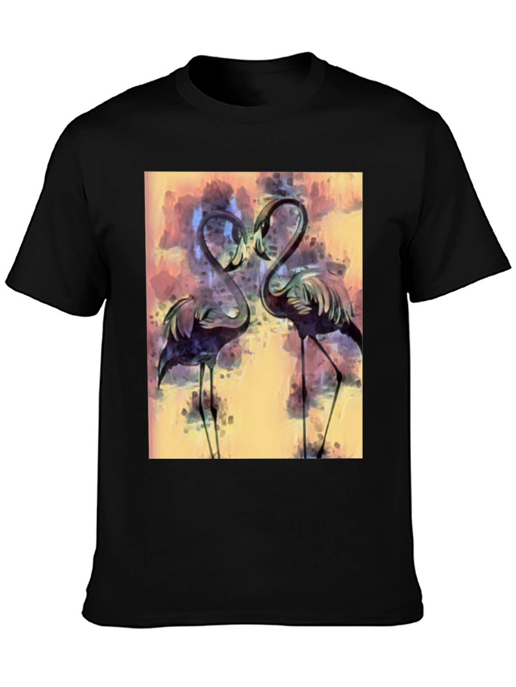 Flamingo Art Graphic T-Shirt - Stylish Bird Lover Tee