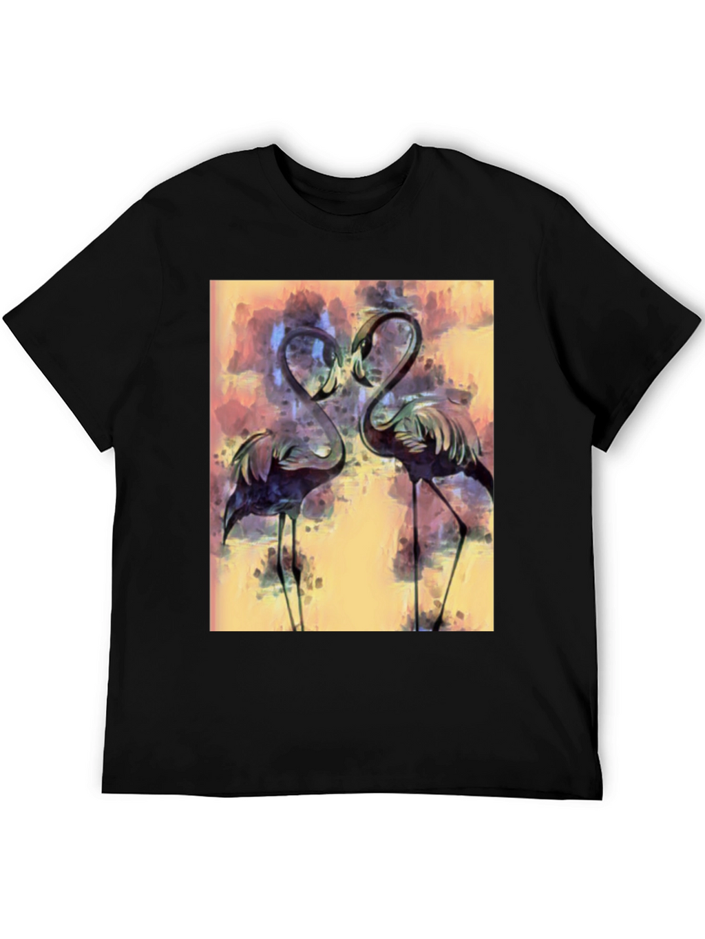 Flamingo Art Graphic T-Shirt - Stylish Bird Lover Tee