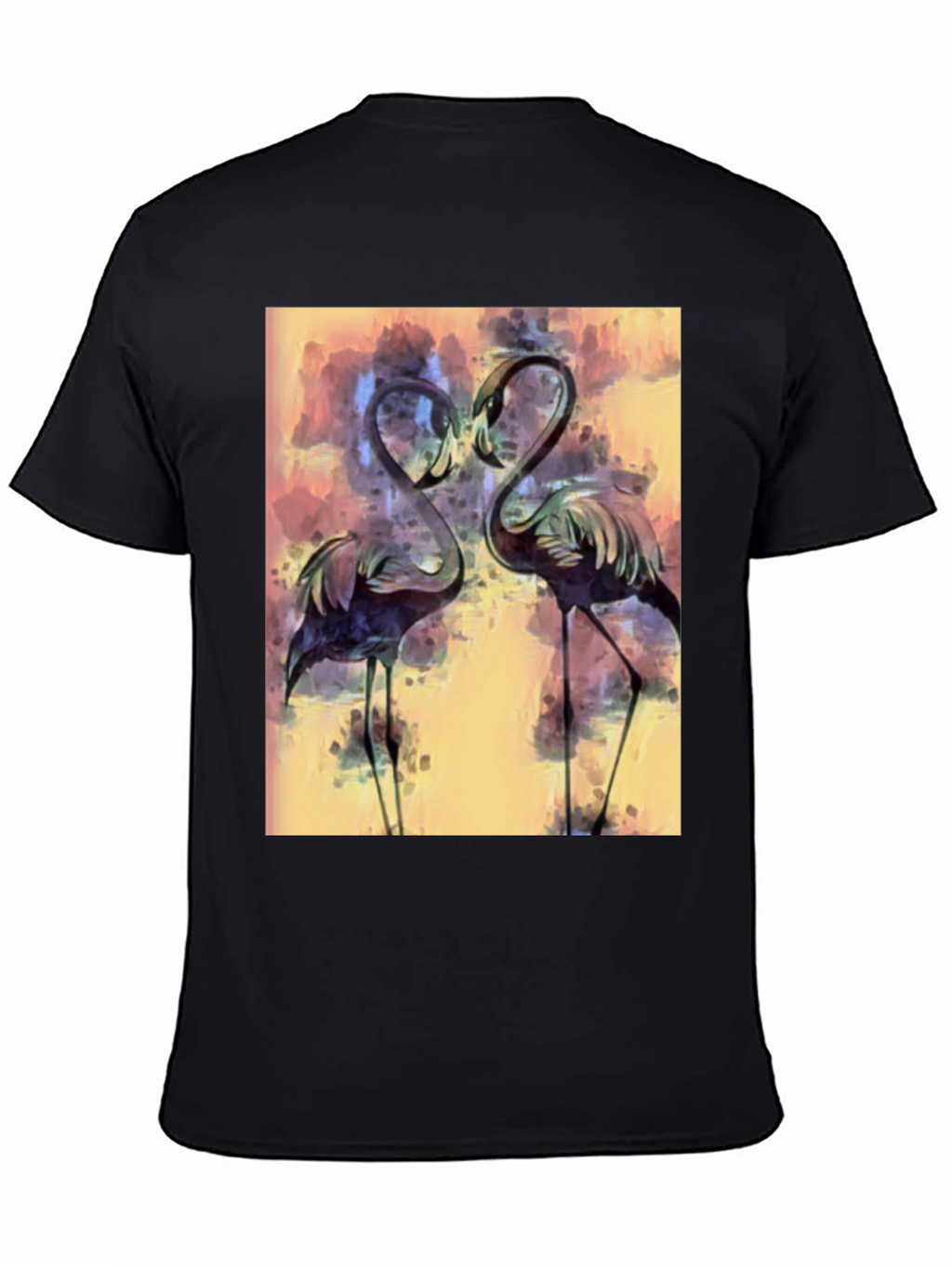 Flamingo Art Graphic T-Shirt - Stylish Bird Lover Tee