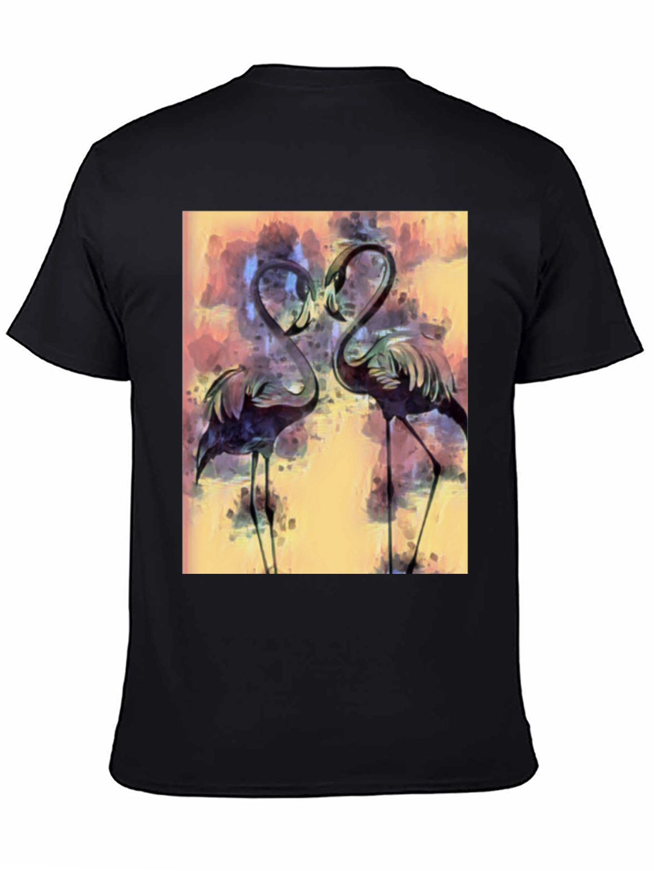 Flamingo Art Graphic T-Shirt - Stylish Bird Lover Tee