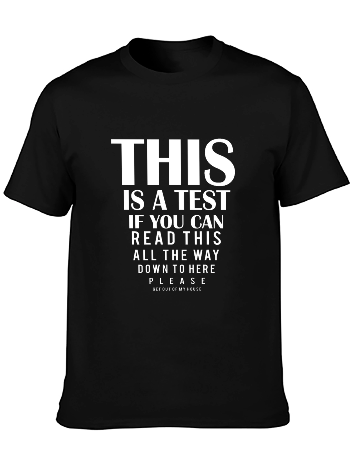 Funny This is a Test Graphic Tee