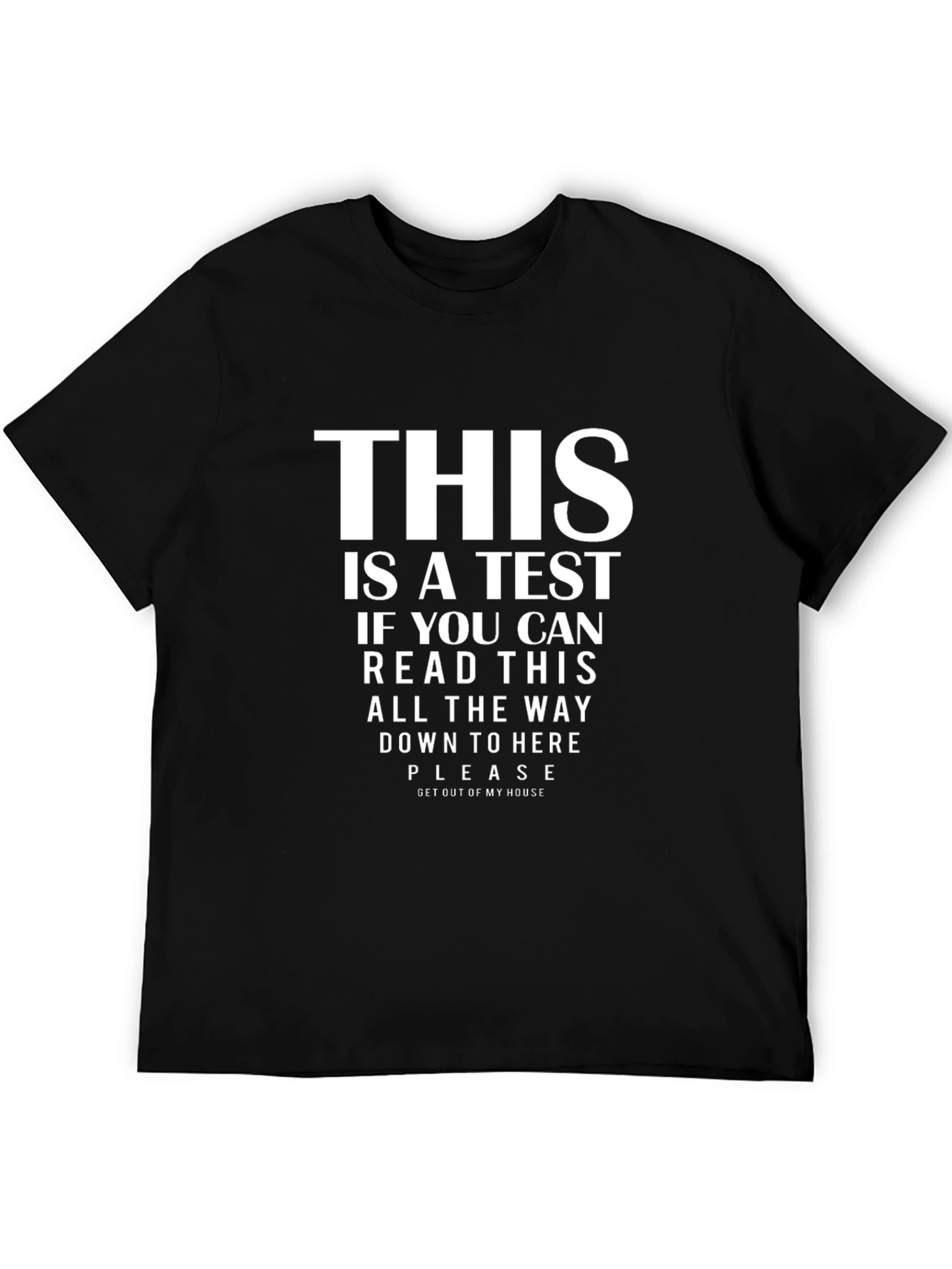 Funny This is a Test Graphic Tee