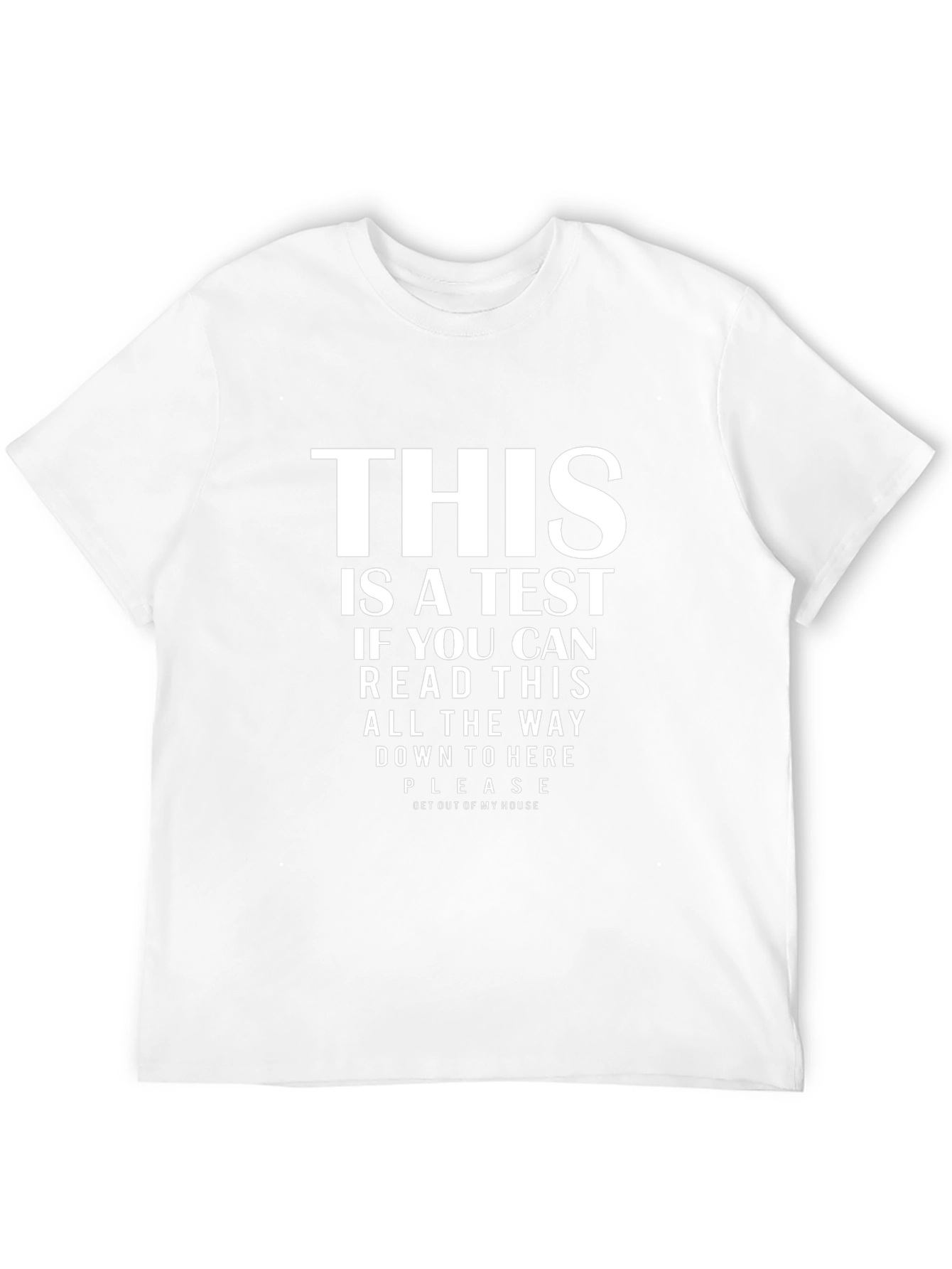 Funny This is a Test Graphic Tee