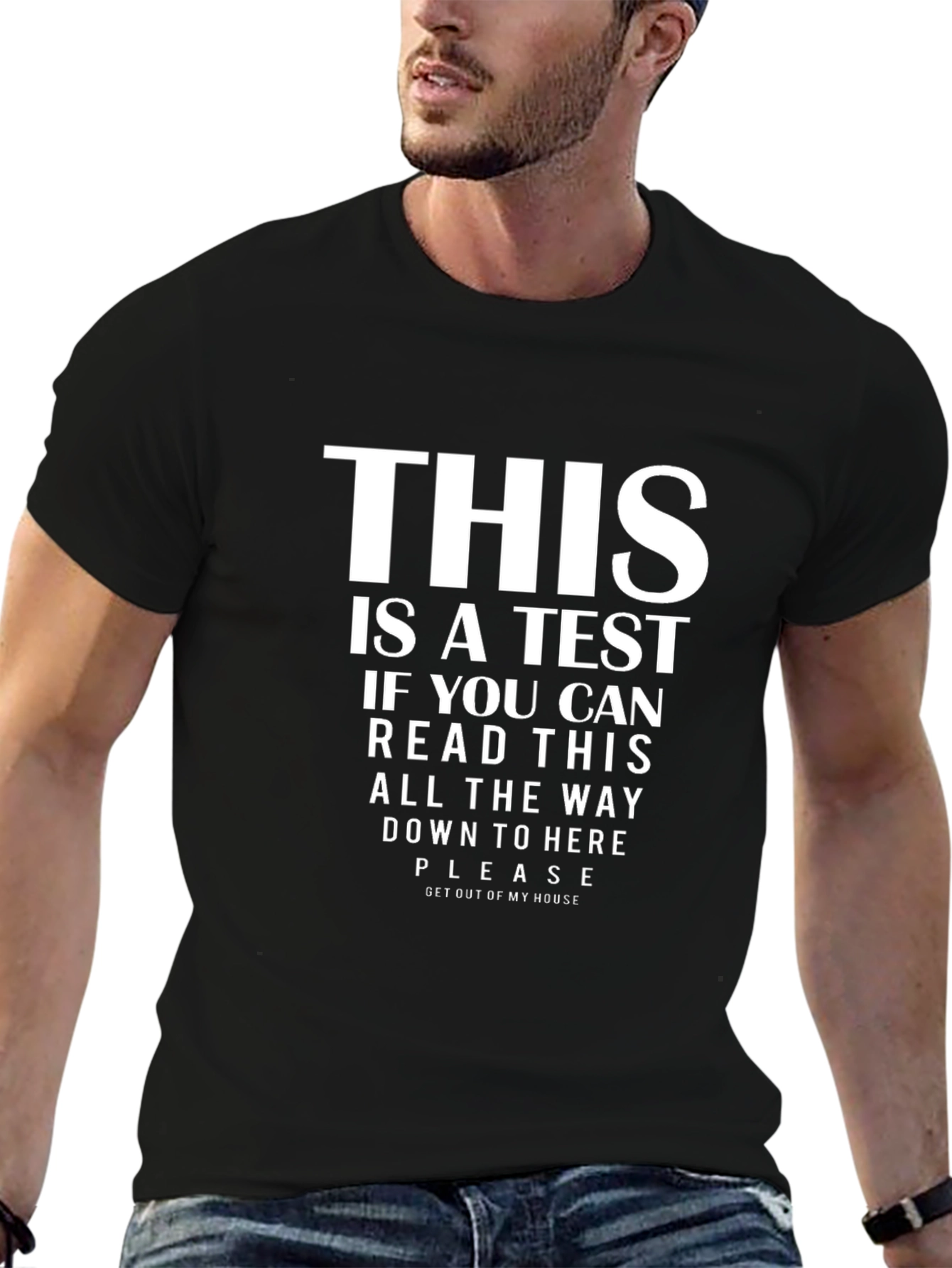 Funny This is a Test Graphic Tee