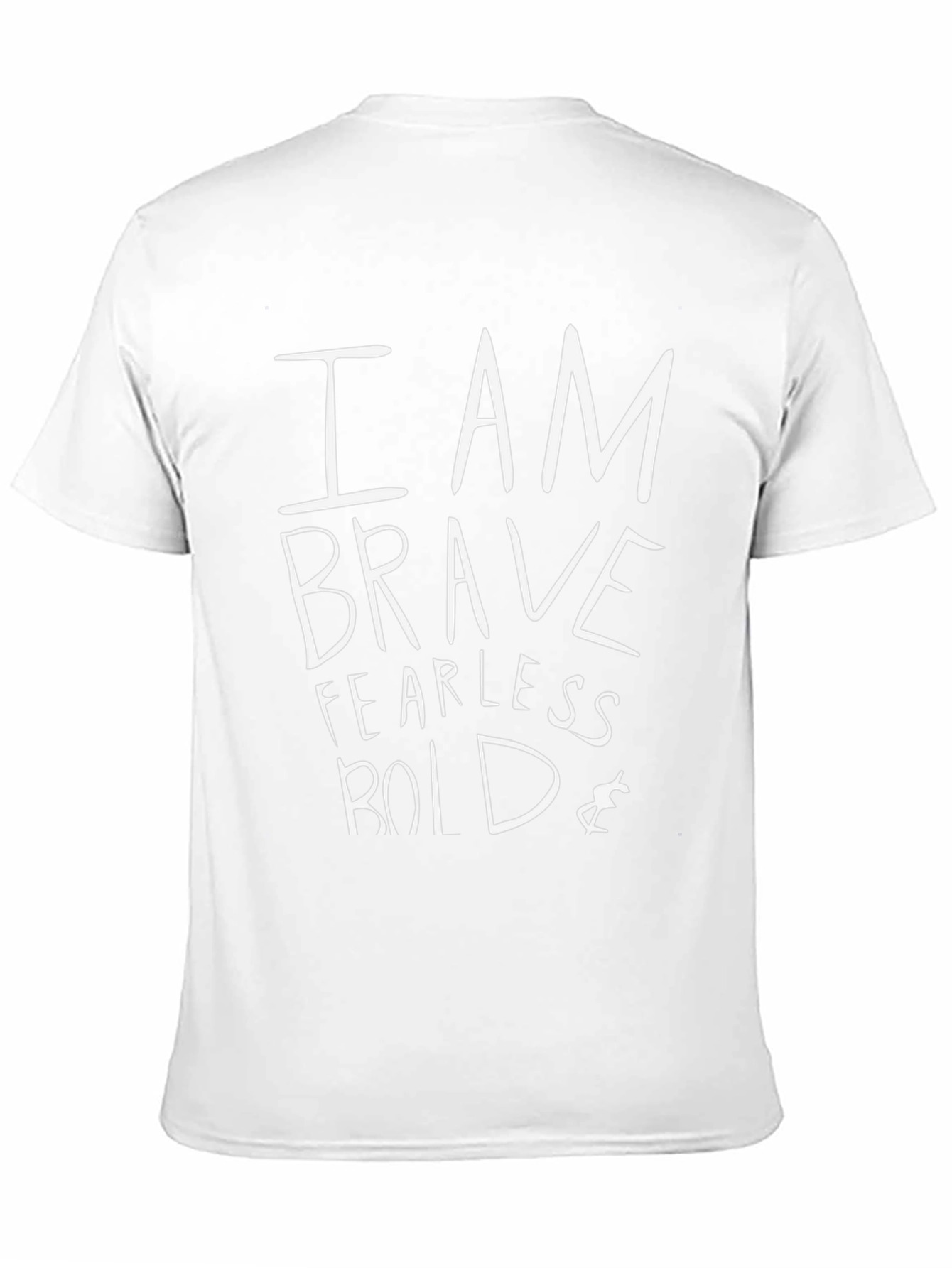 Brave Fearless Bold Graphic Tee - Black