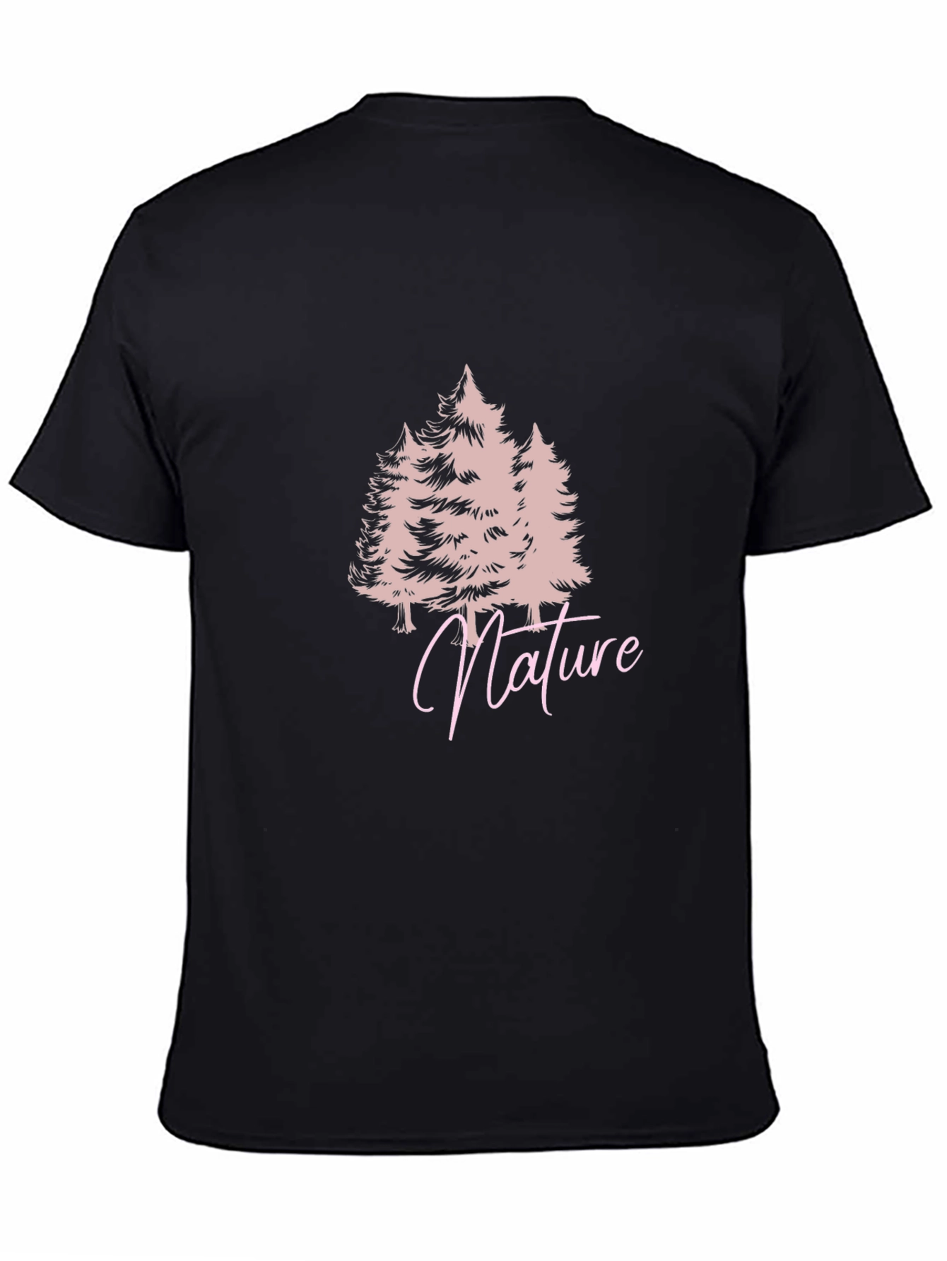 Nature Trees Black T-Shirt